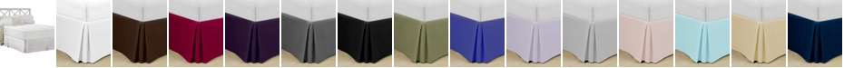 Swift Home Home Basic Easy Fit Microfiber Pleated 14" Cal King Bedskirt